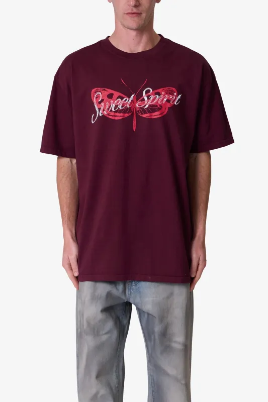 Sweet Spirit Tee - Plum made by MNML
