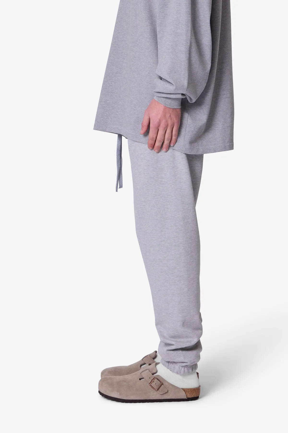 Heavy Every Day Sweatpants - Marled Grey sold by MNML product image thumbnail 4