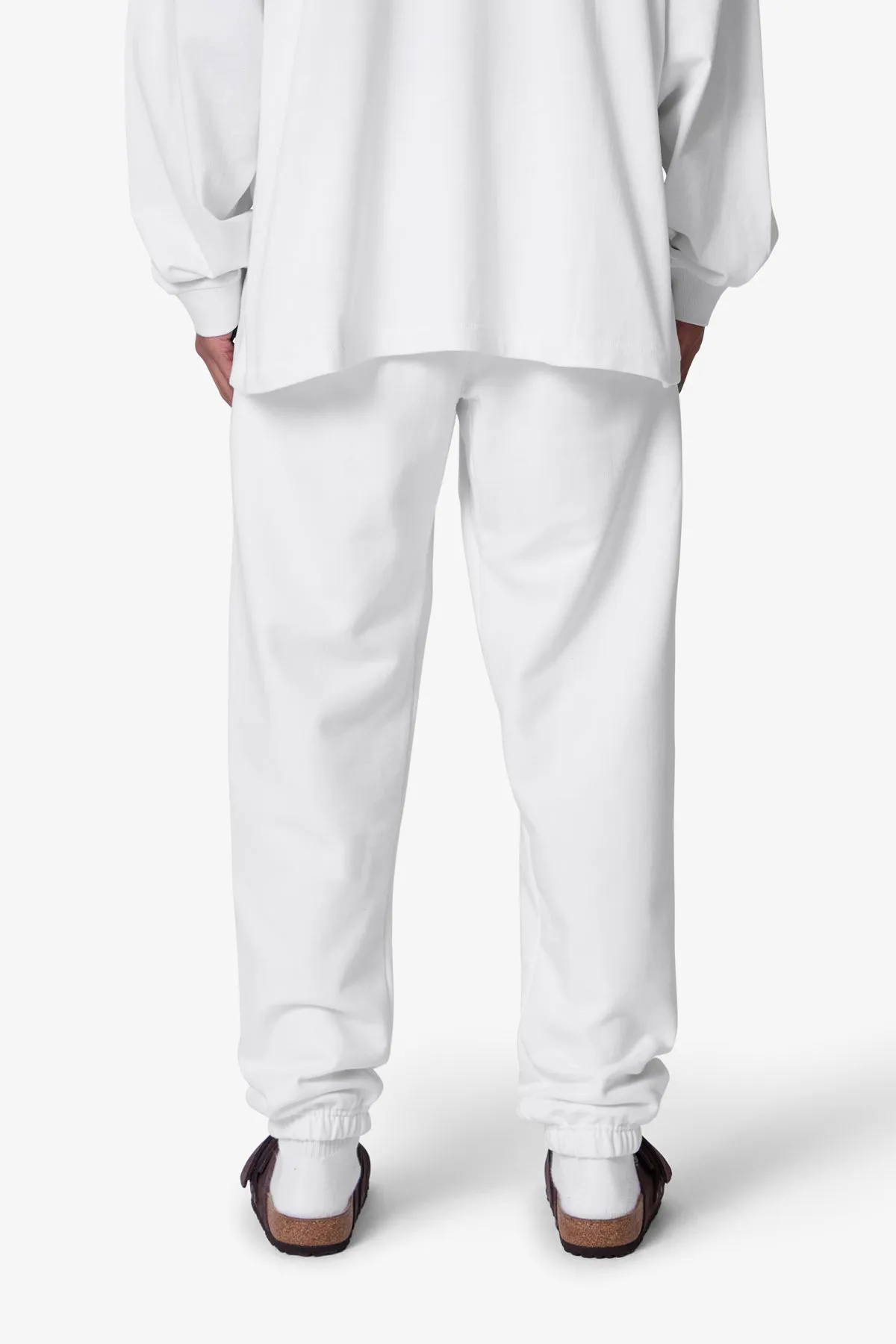 Heavy Every Day Sweatpants - White sold by MNML product image thumbnail 5