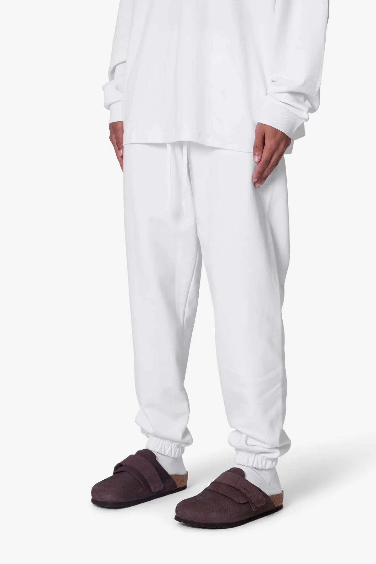 Heavy Every Day Sweatpants - White sold by MNML product image thumbnail 3