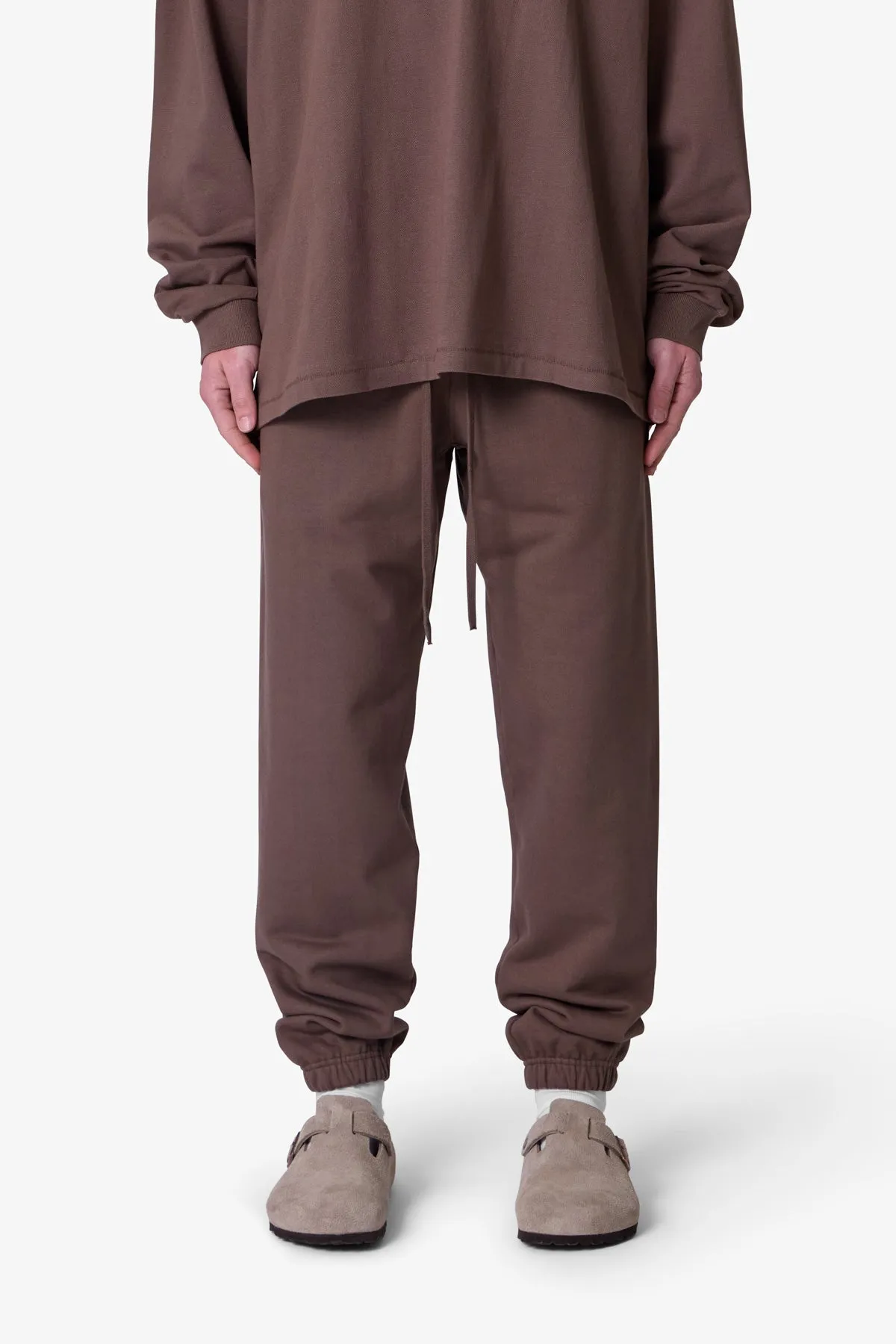 Heavy Every Day Sweatpants - Olive sold by MNML