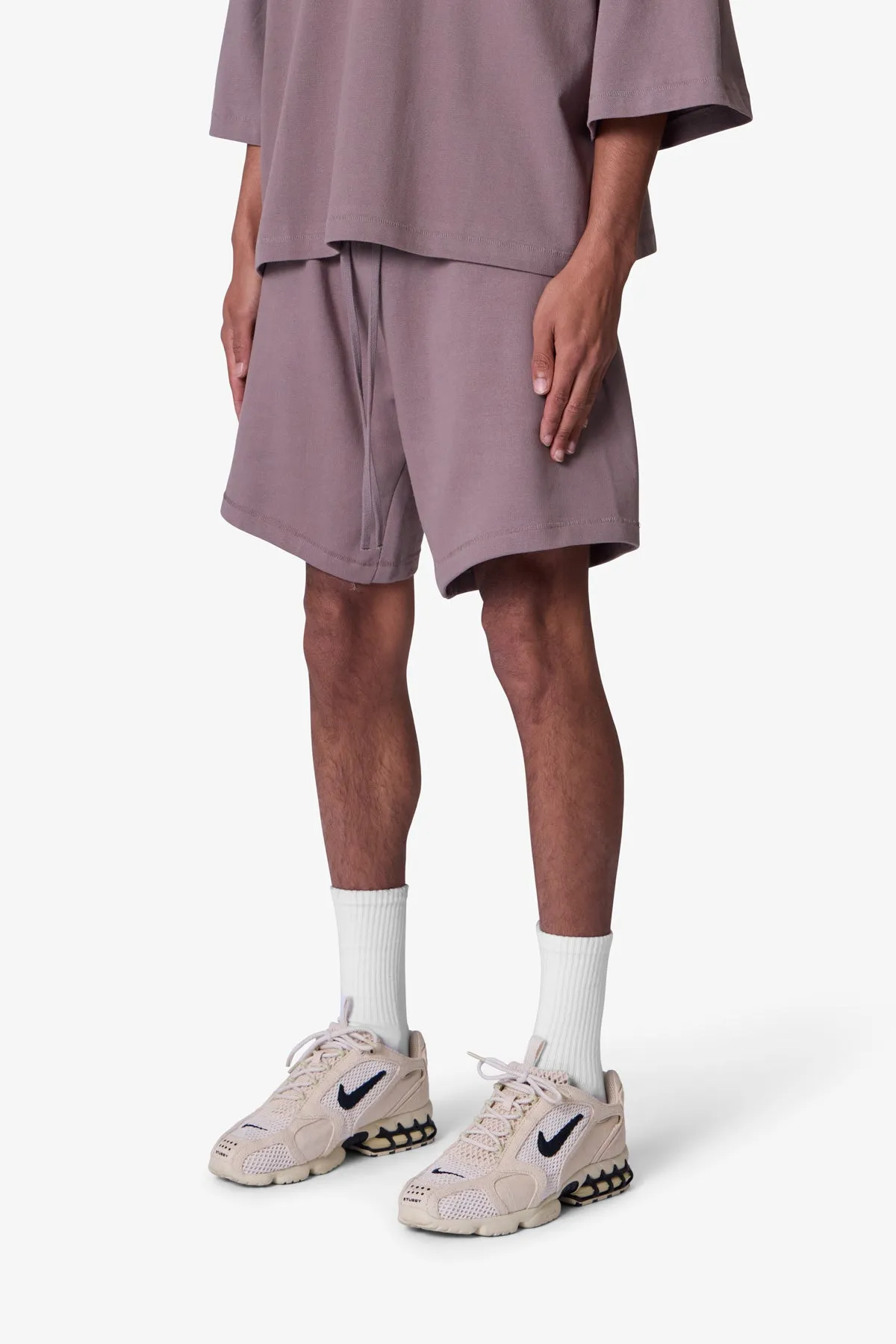 Heavy Every Day III Sweatshorts - Mauve sold by MNML product image thumbnail 3