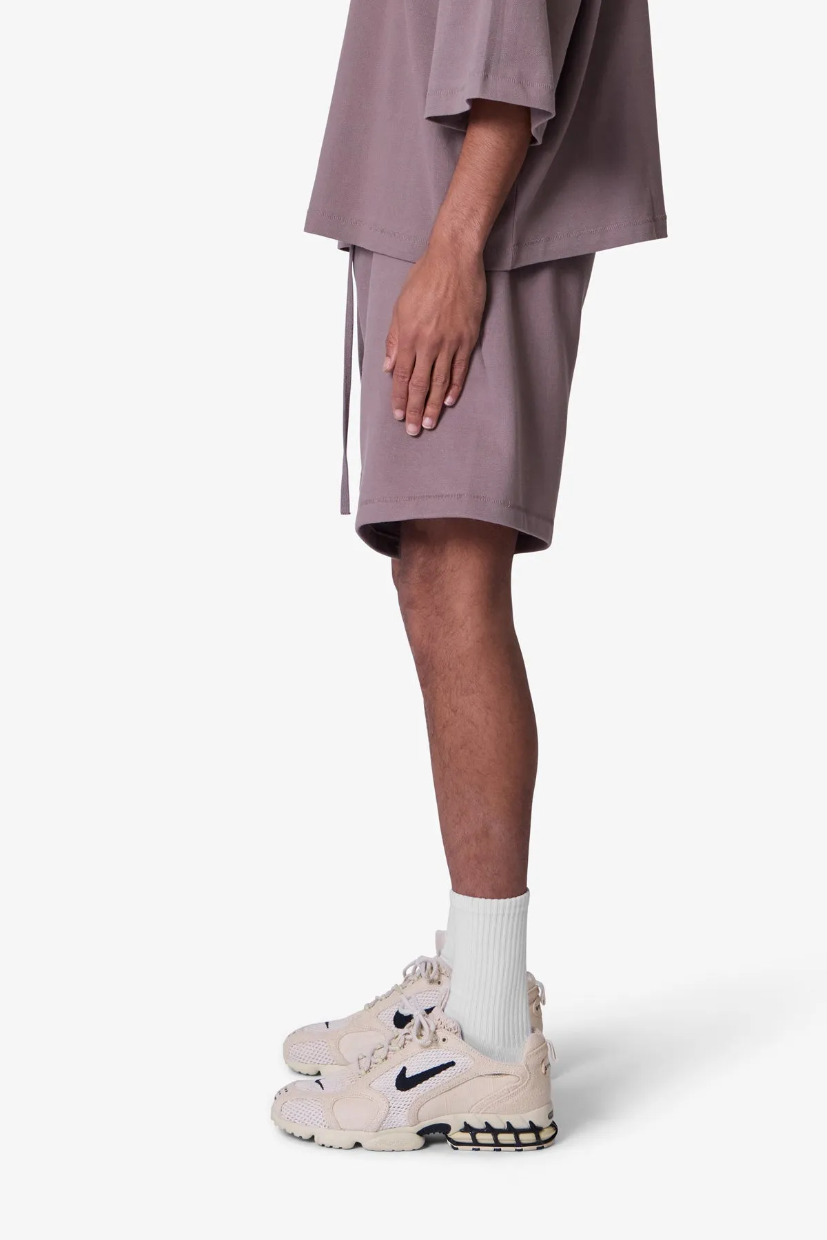 Heavy Every Day III Sweatshorts - Mauve sold by MNML product image thumbnail 4