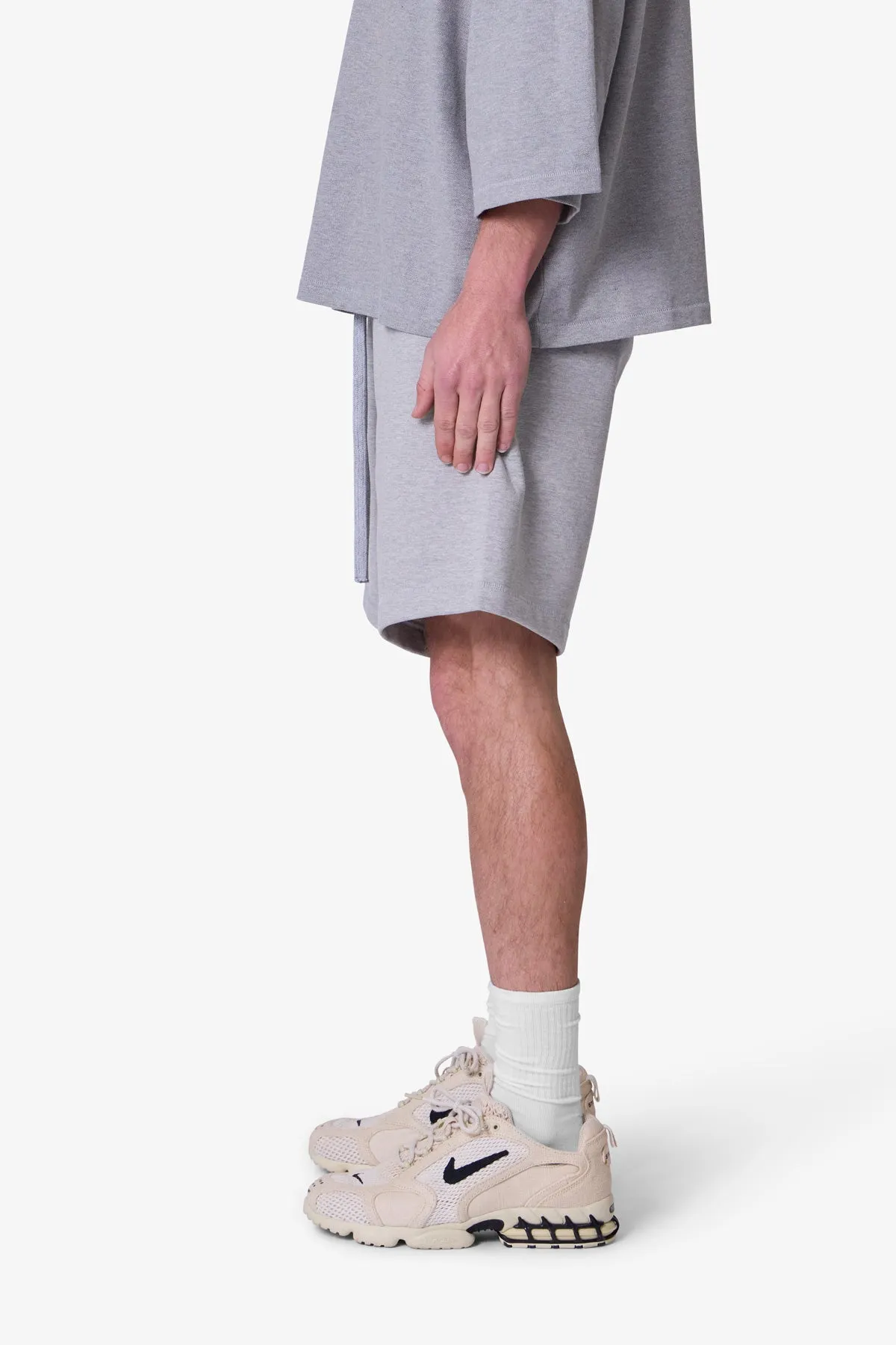 Heavy Every Day III Sweatshorts - Marled Grey sold by MNML product image thumbnail 4