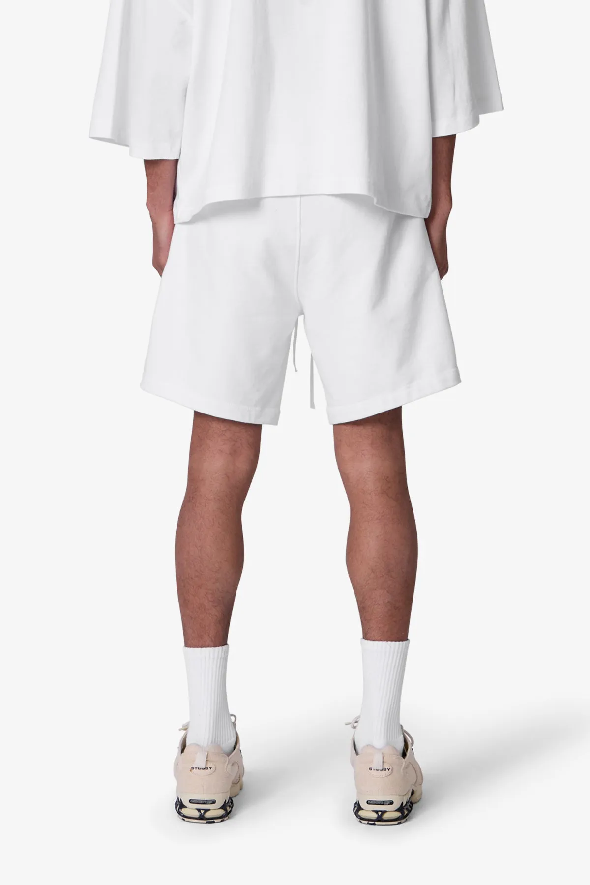 Heavy Every Day III Sweatshorts - White sold by MNML product image thumbnail 5