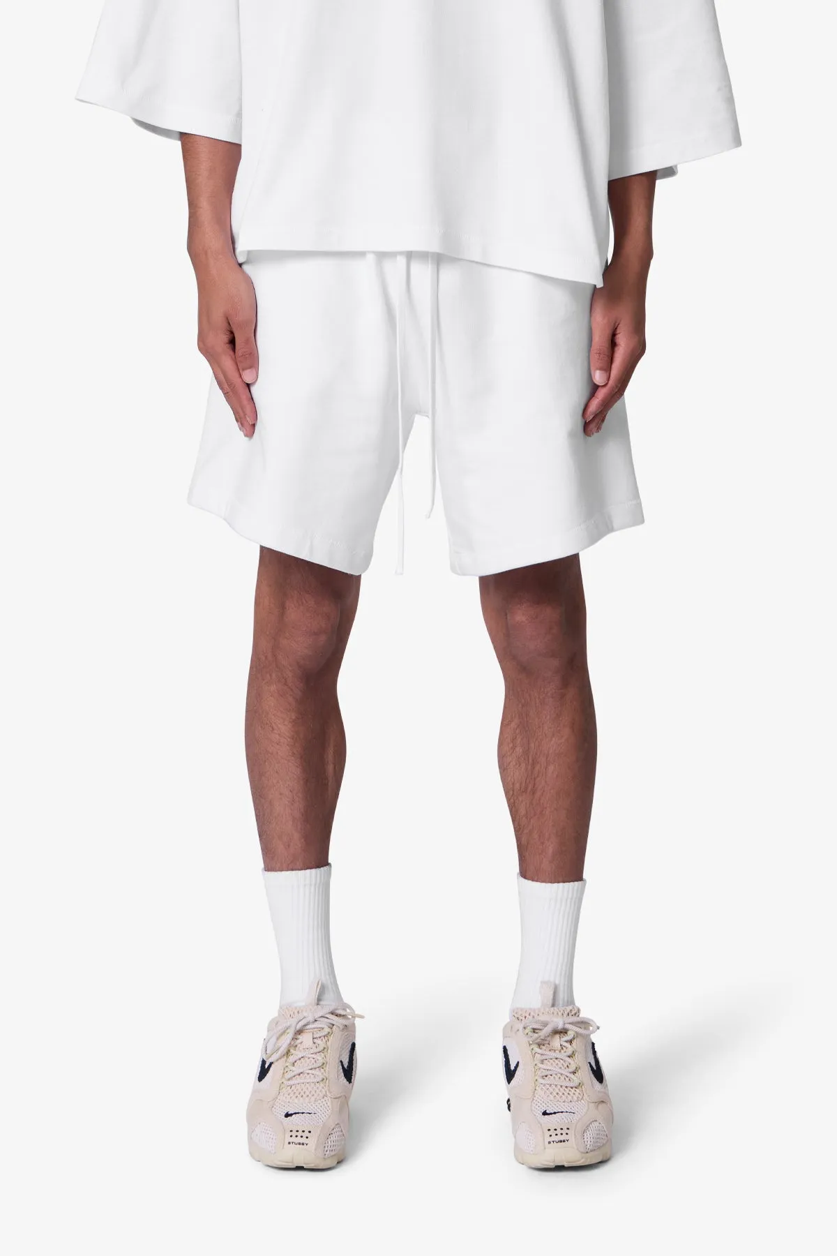 Heavy Every Day III Sweatshorts - White sold by MNML