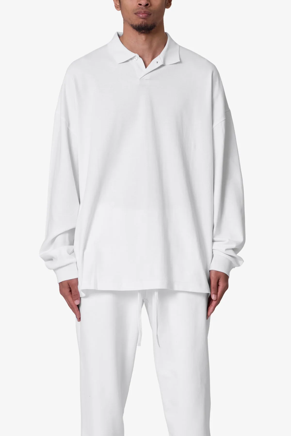 Every Day L/S Polo - White sold by MNML product image thumbnail 2