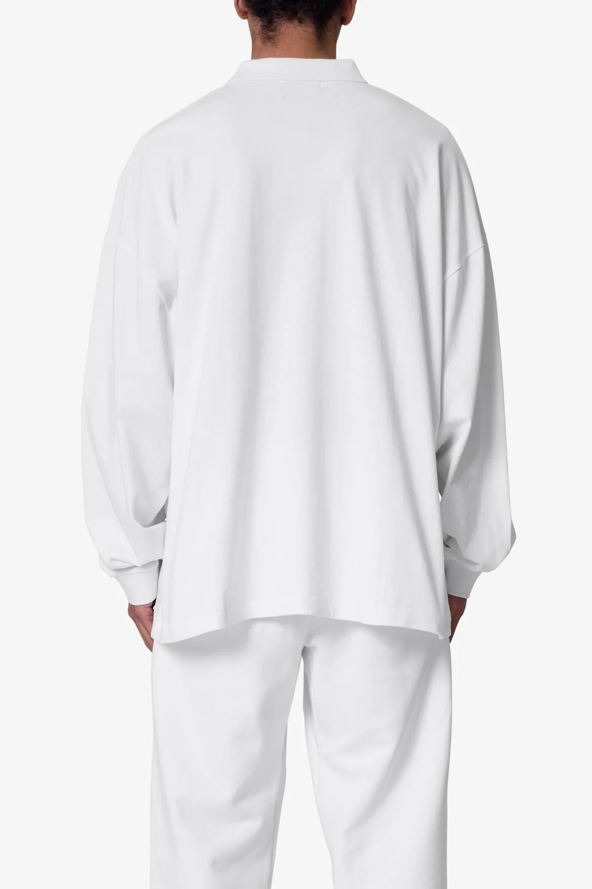 Every Day L/S Polo - White sold by MNML product image thumbnail 5