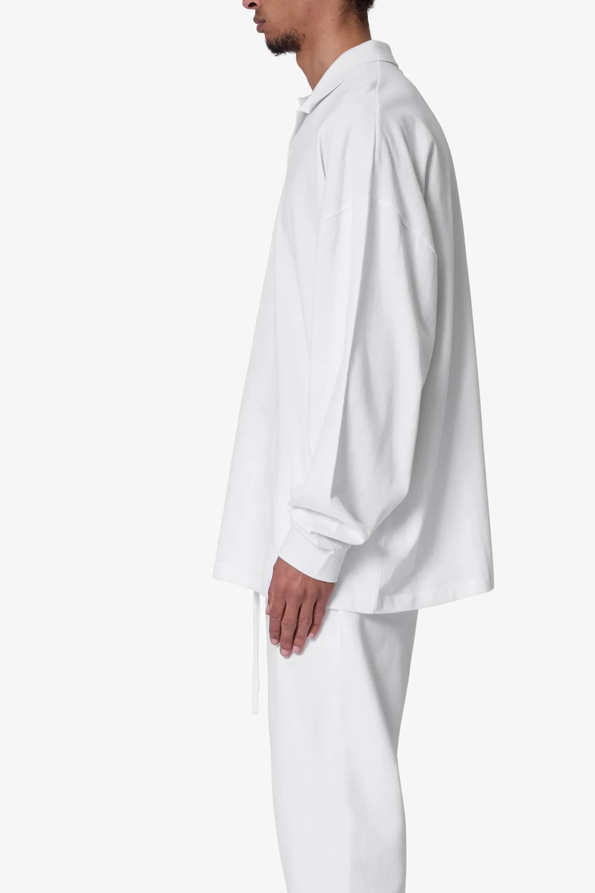 Every Day L/S Polo - White sold by MNML product image thumbnail 4