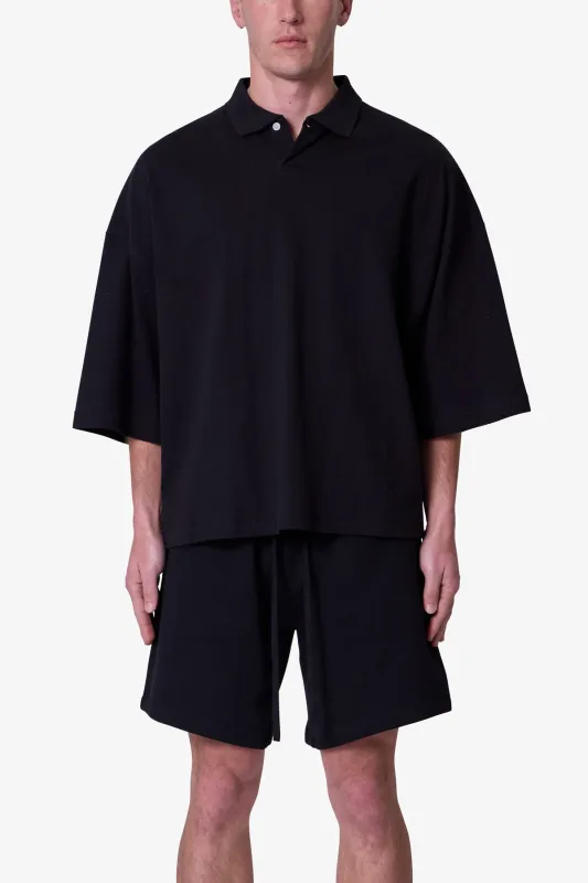 Every Day S/S Polo - Black sold by MNML