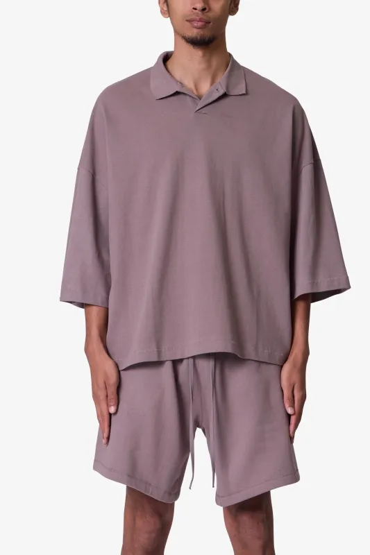Every Day S/S Polo - Mauve sold by MNML
