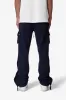 Snap Front Fleece Cargo Pants - Washed Black sold by MNML