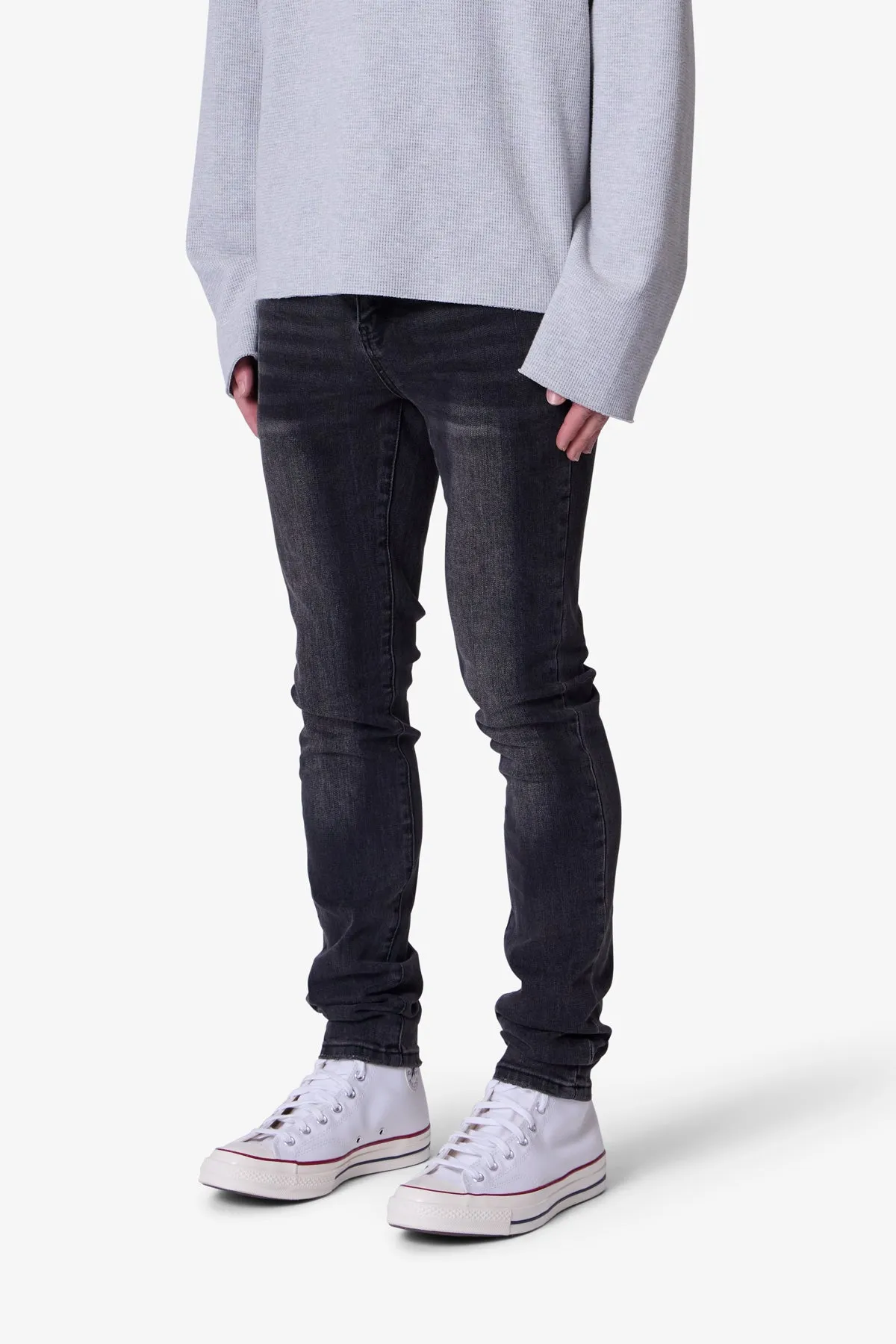 Skinny Denim - Washed Black sold by MNML product image thumbnail 3