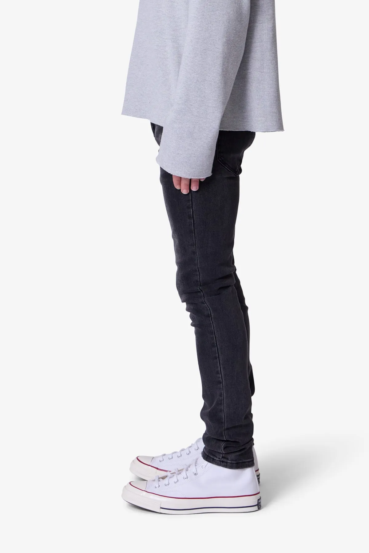 Skinny Denim - Washed Black sold by MNML product image thumbnail 4