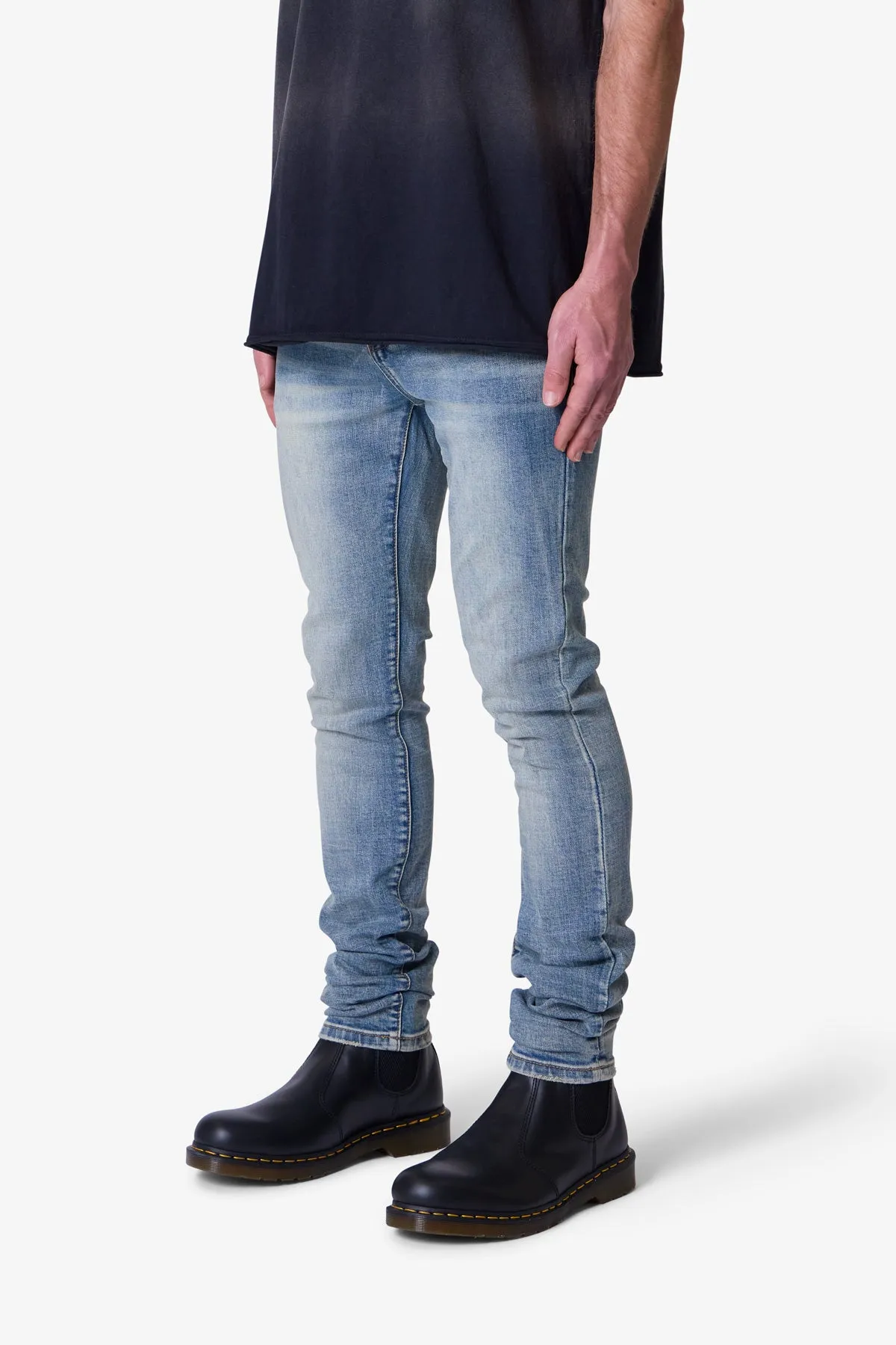 Skinny Denim - Medium Blue sold by MNML product image thumbnail 3
