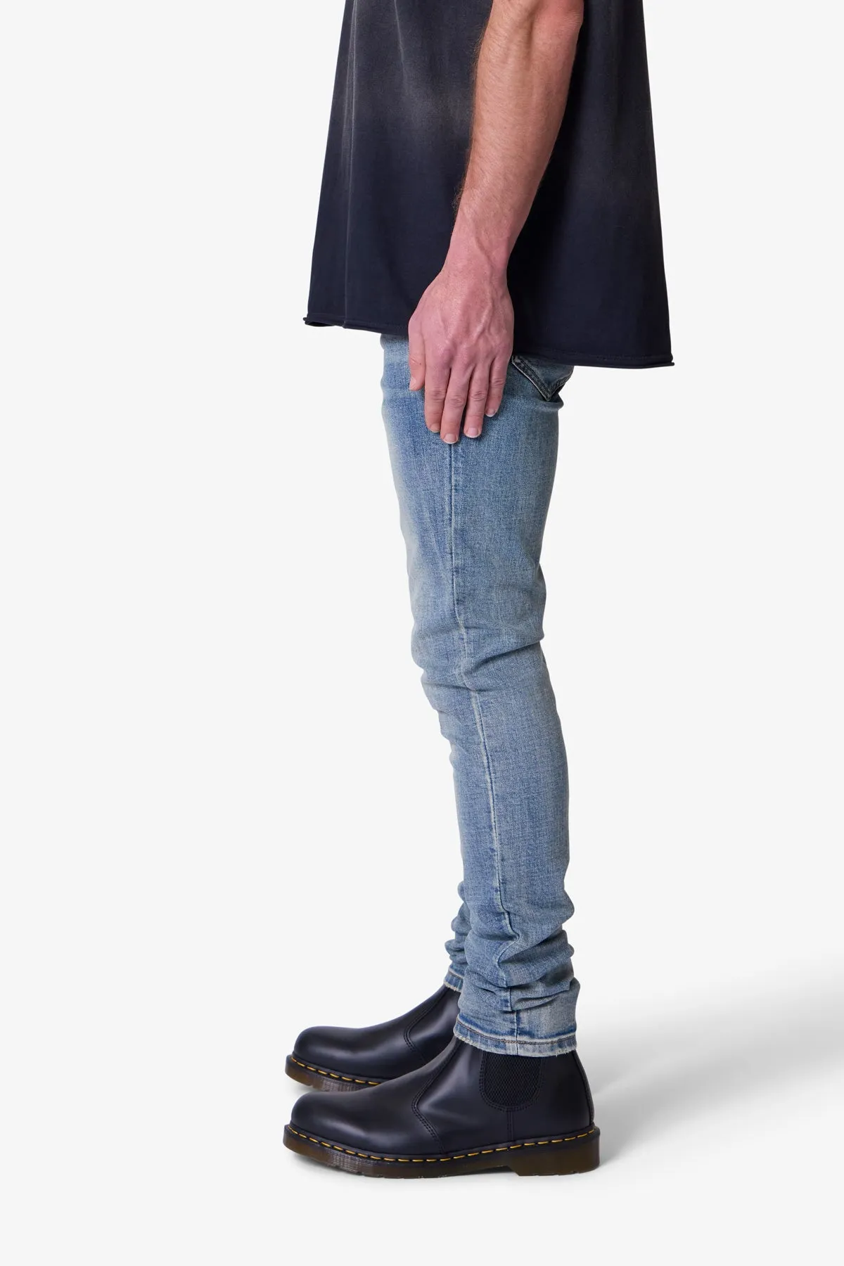 Skinny Denim - Medium Blue sold by MNML product image thumbnail 4