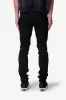 Raw Skinny Denim - Rinsed Black sold by MNML