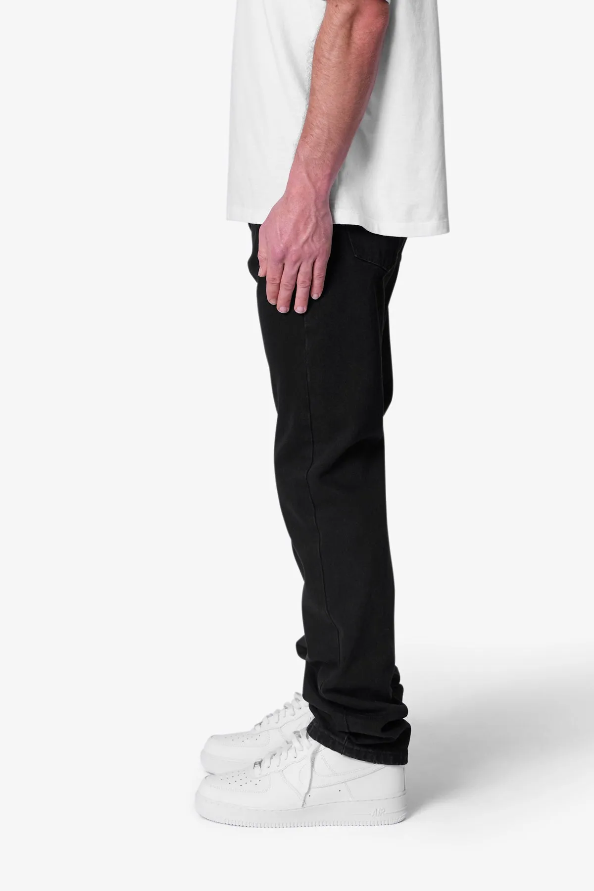 Raw Straight Denim - Rinsed Black sold by MNML product image thumbnail 4