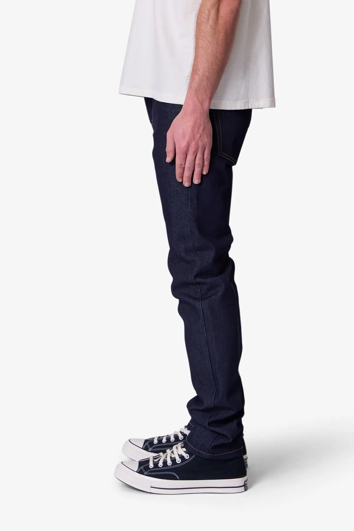 Raw Slim Denim - Rinsed Indigo sold by MNML product image thumbnail 4