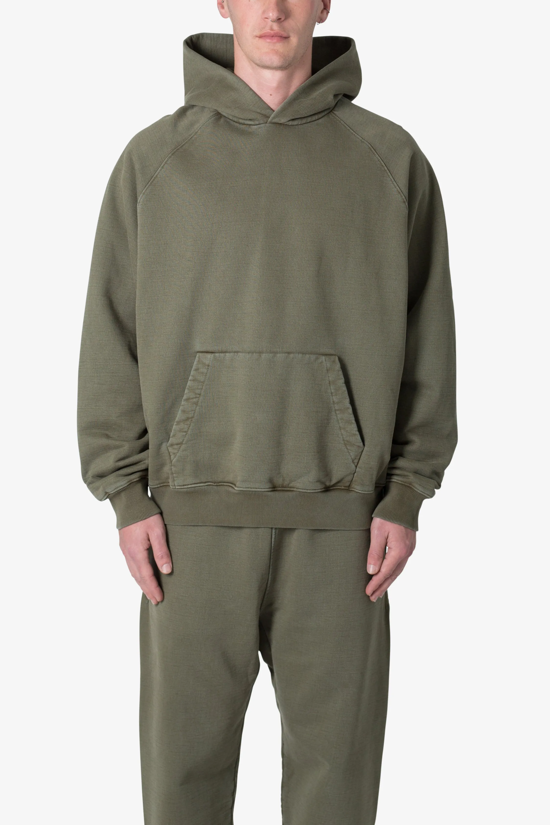 Heavy Every Day Hoodie - Washed Olive sold by MNML product image thumbnail 2
