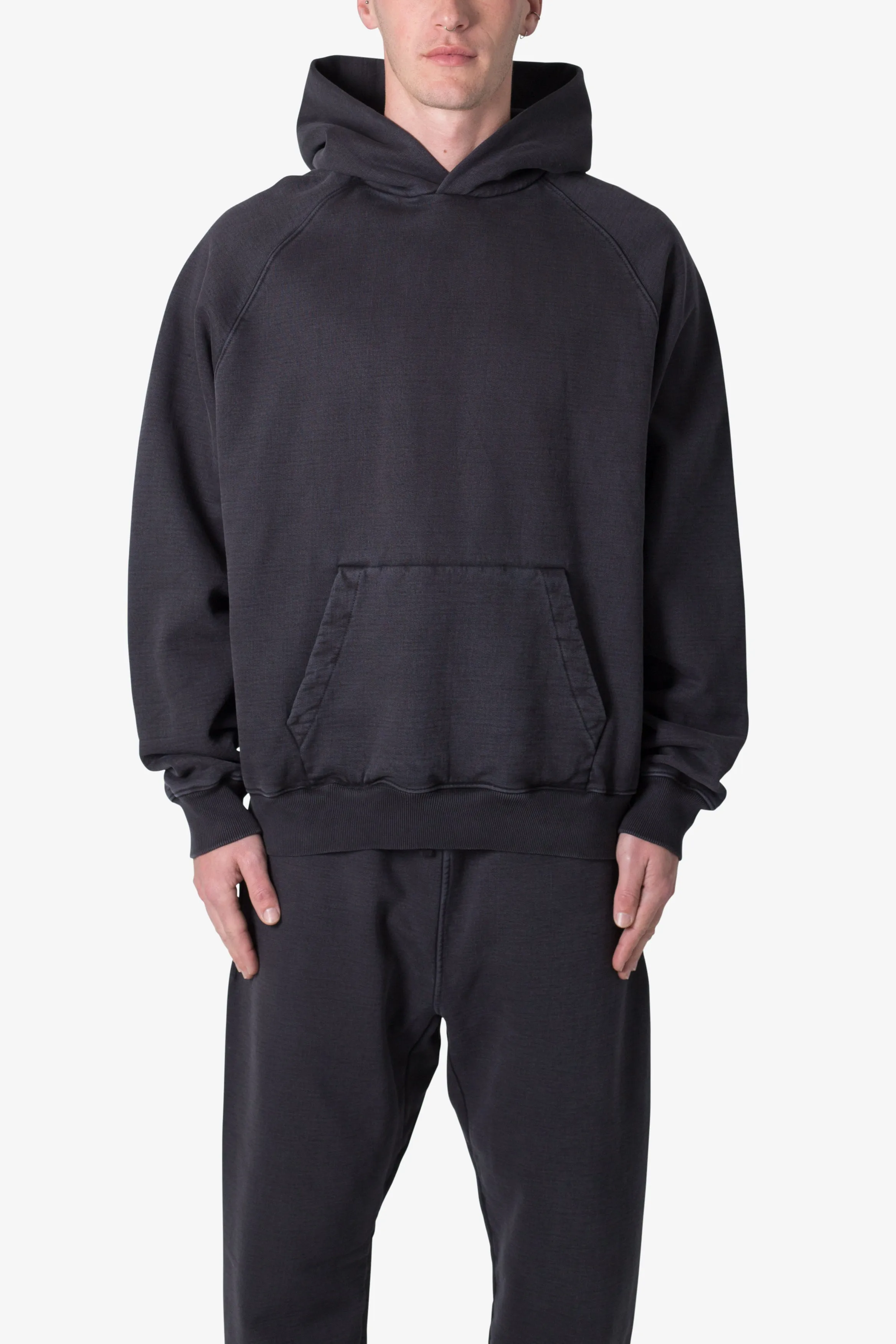 Heavy Every Day Hoodie - Washed Black sold by MNML product image thumbnail 2