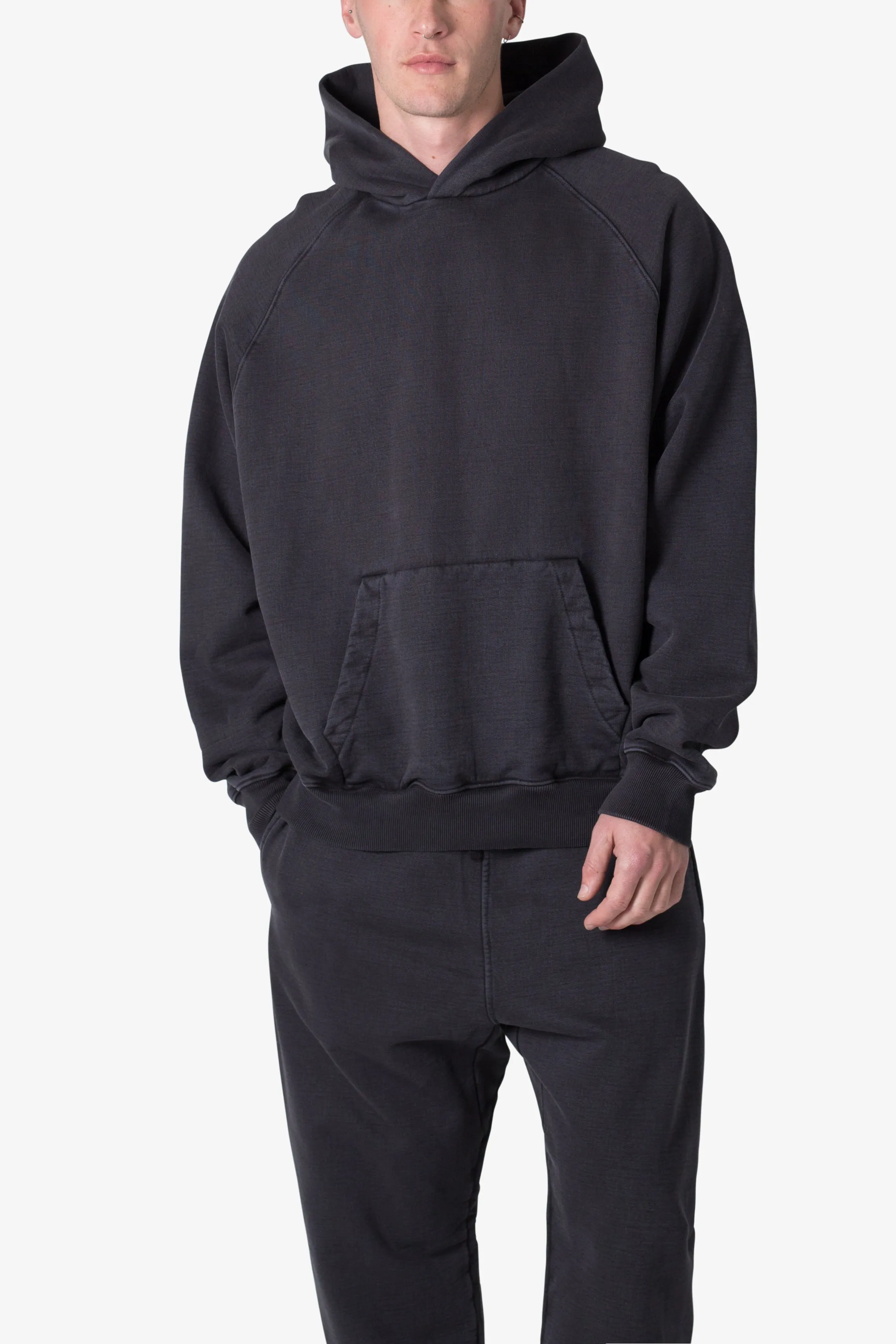 Heavy Every Day Hoodie - Washed Black sold by MNML product image thumbnail 3