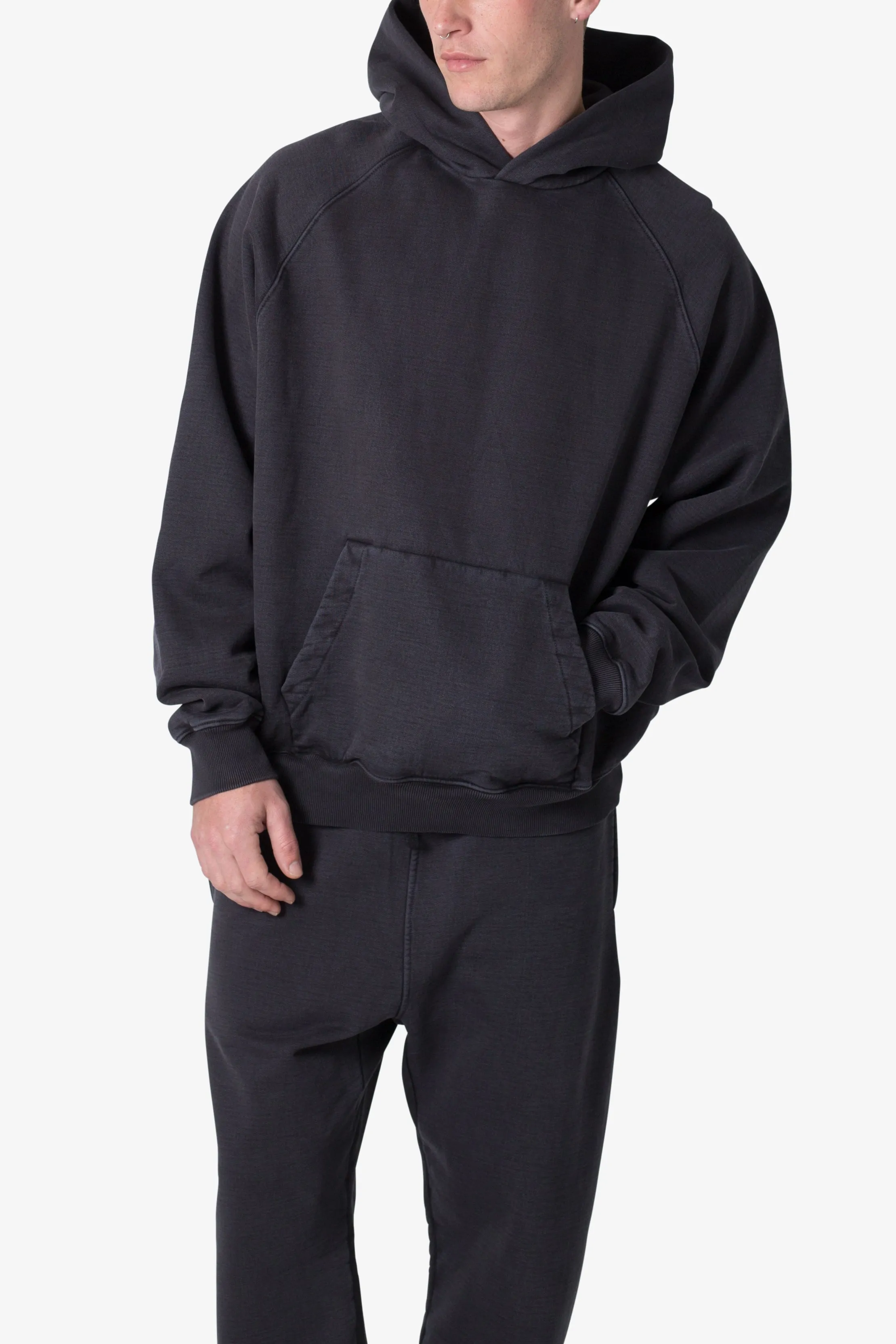 Heavy Every Day Hoodie - Washed Black sold by MNML product image thumbnail 4