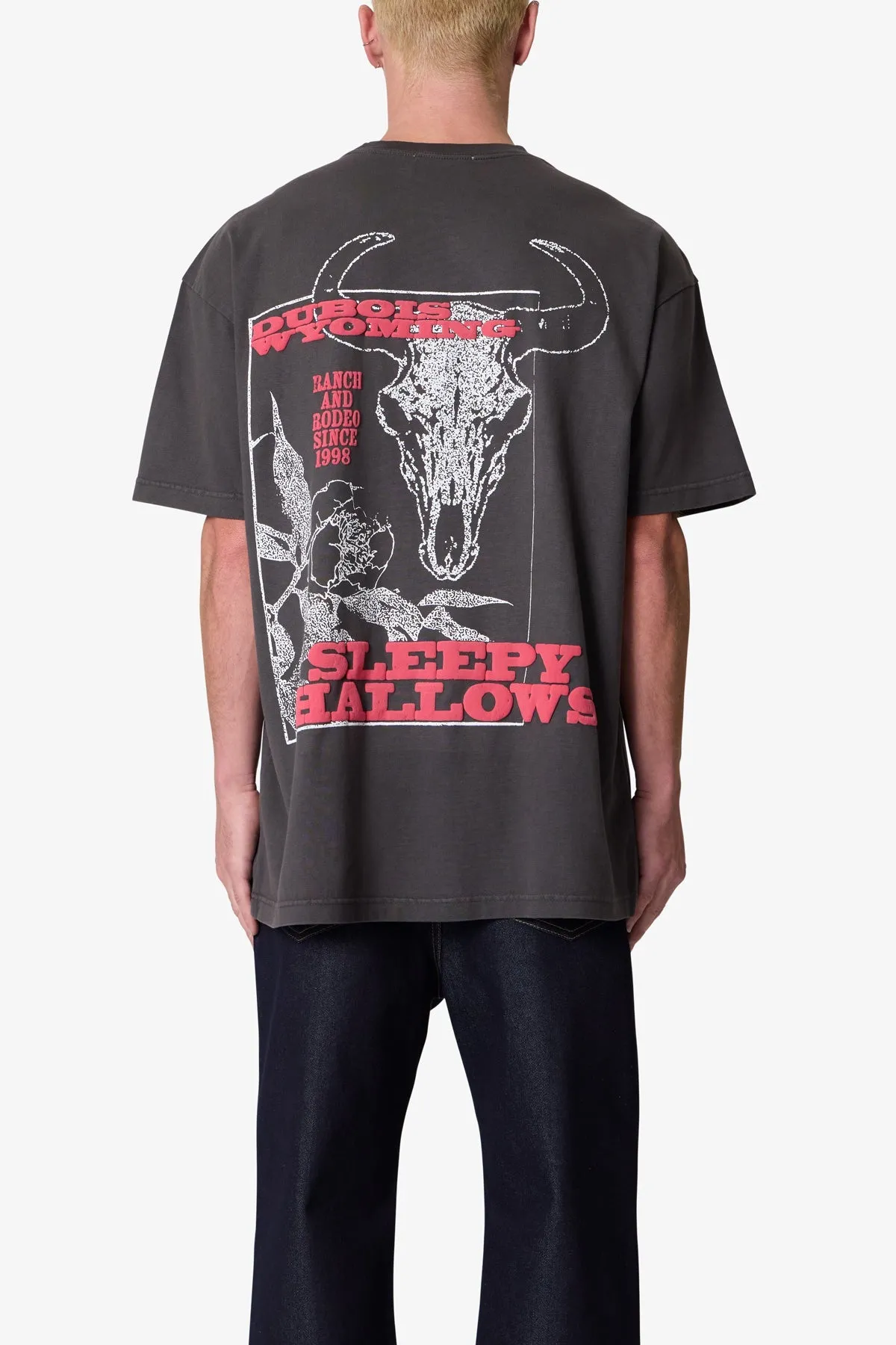 Bullskull Tee - Washed Black sold by MNML product image thumbnail 2