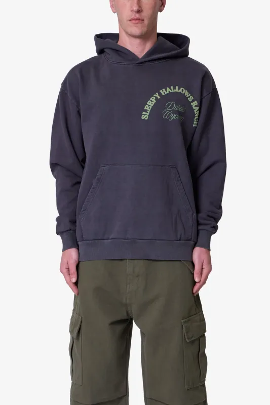 Rearing Horse Hoodie - Washed Black sold by MNML