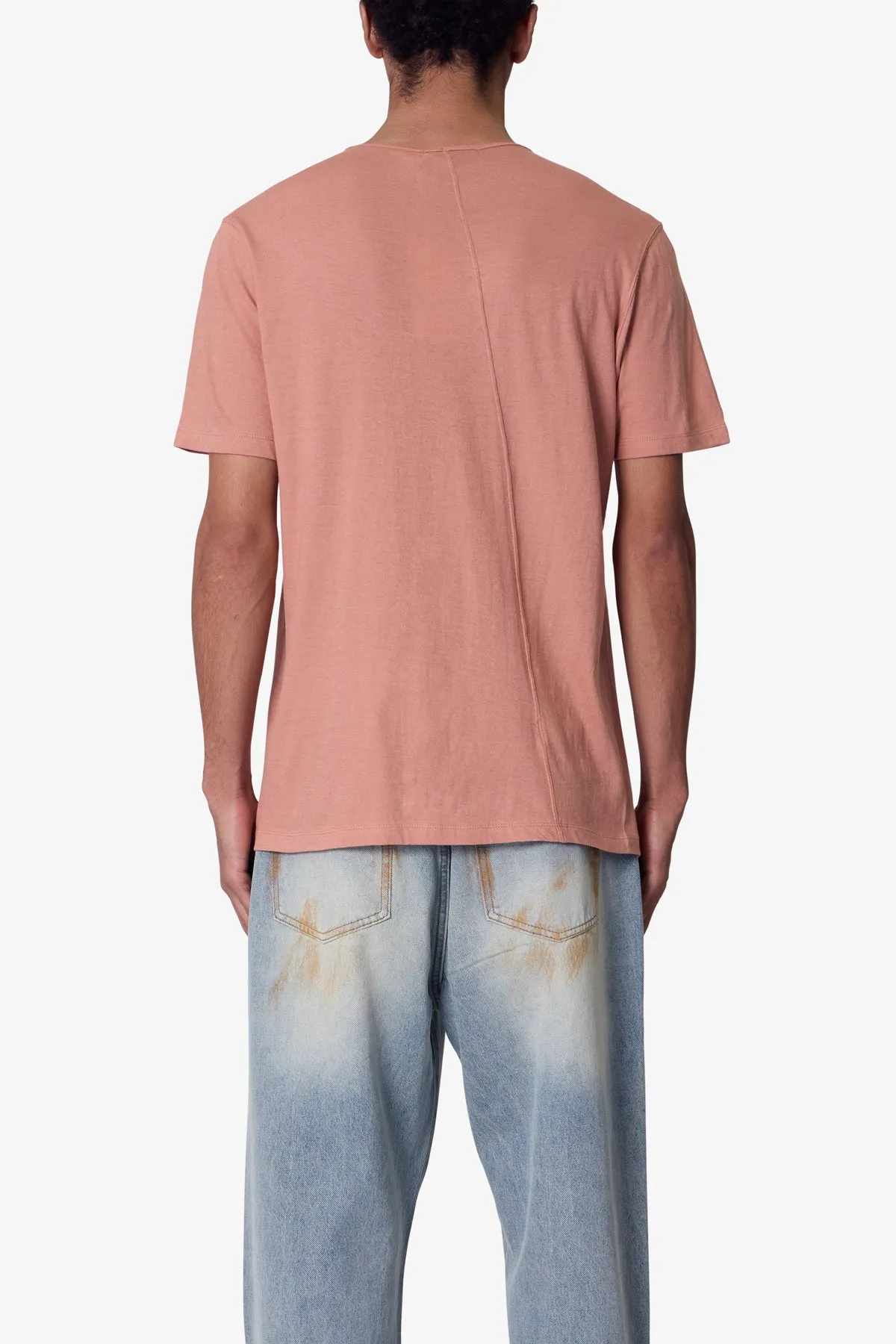 Sheer Crewneck Tee - Rust sold by MNML product image thumbnail 5
