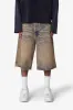 Baggy Dust Stone Denim Shorts - Vintage Blue sold by MNML