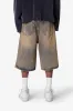 Baggy Dust Stone Denim Shorts - Vintage Blue sold by MNML