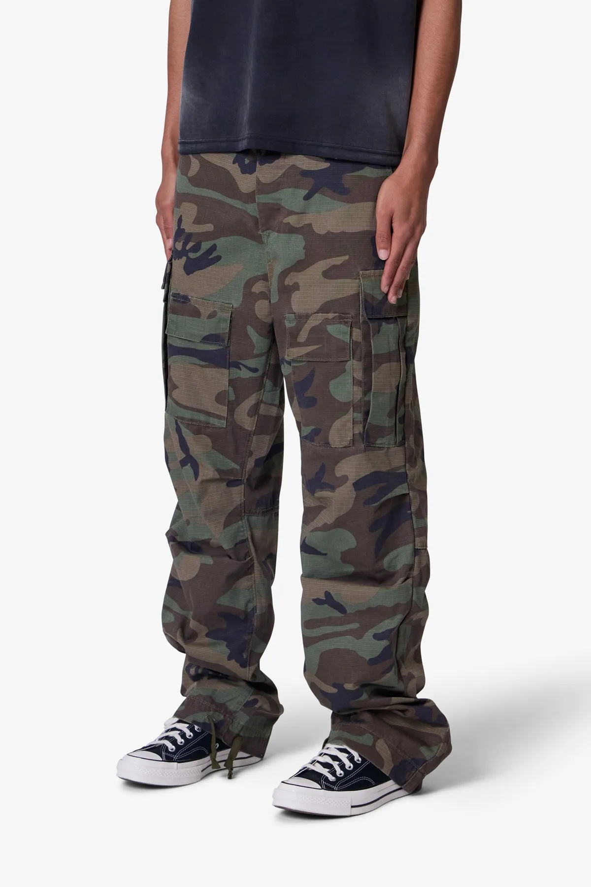 Ultra Baggy Cargo Pants - Camo sold by MNML product image thumbnail 3