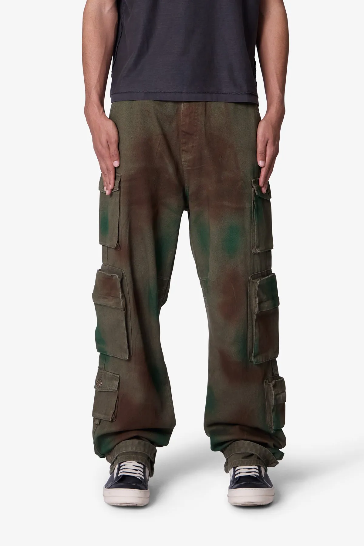 Ultra Baggy NR10 Cargo Pants - Green sold by MNML product image thumbnail 2