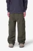 Ultra Baggy Denim Cargo Pants - Olive sold by MNML