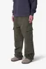Ultra Baggy Denim Cargo Pants - Olive sold by MNML