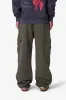 Ultra Baggy Denim Cargo Pants - Olive sold by MNML