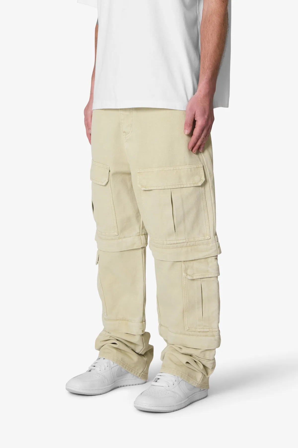 Ultra Baggy Channel Cargo Denim - Tan sold by MNML product image thumbnail 3