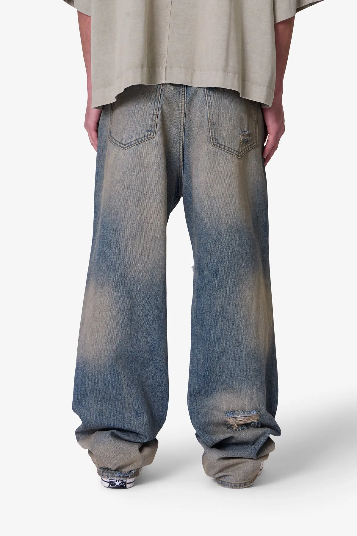 Ultra Baggy Orange Dusted Denim - Blue sold by MNML product image thumbnail 5