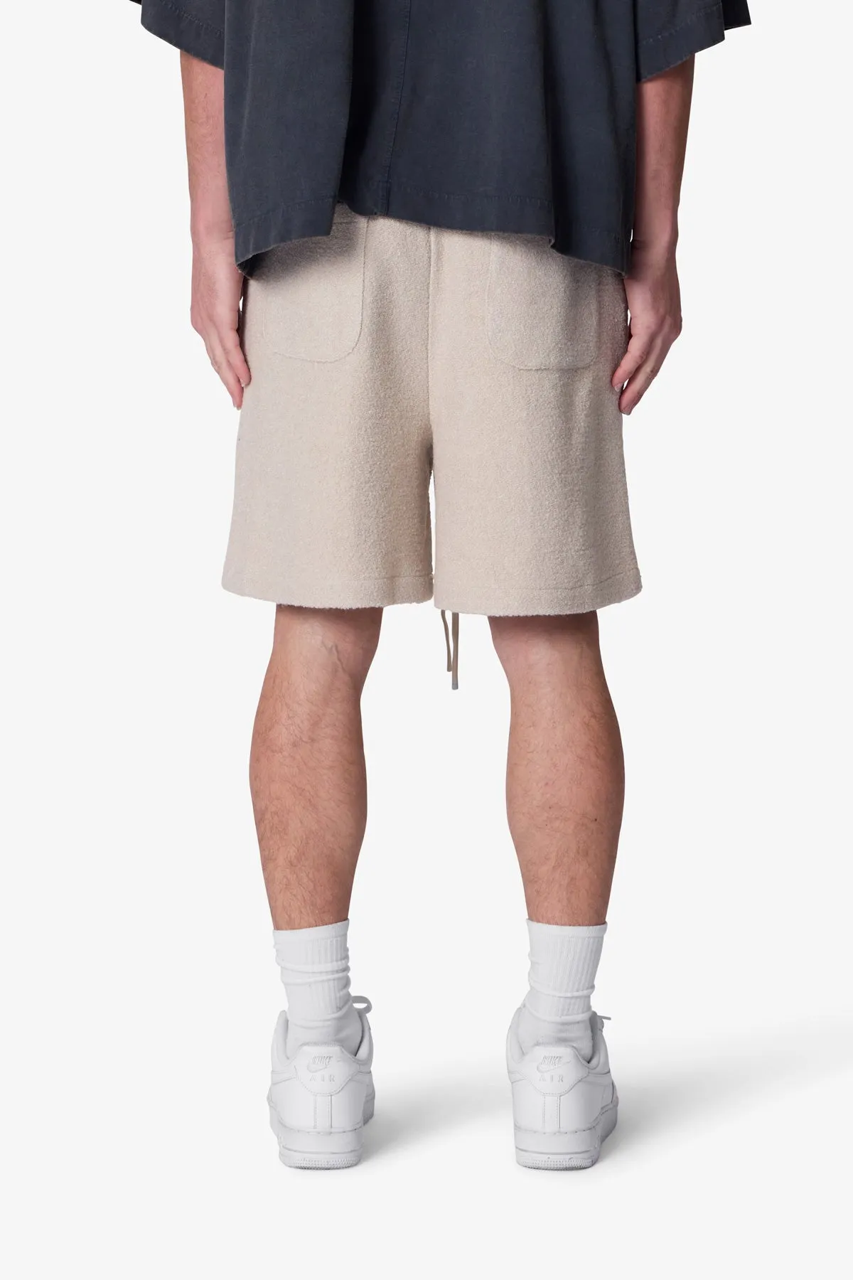 Tricot Striped Sweatshorts - Tan sold by MNML product image thumbnail 5