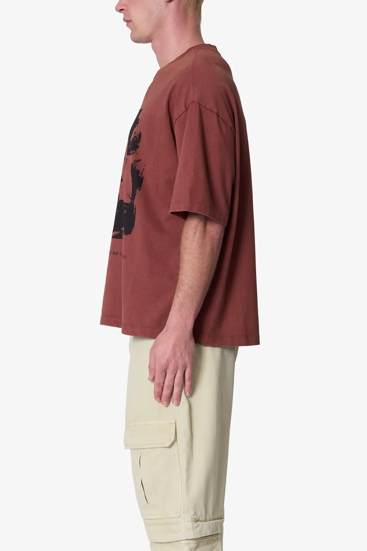 Fading Away Tee - Brick sold by MNML product image thumbnail 4