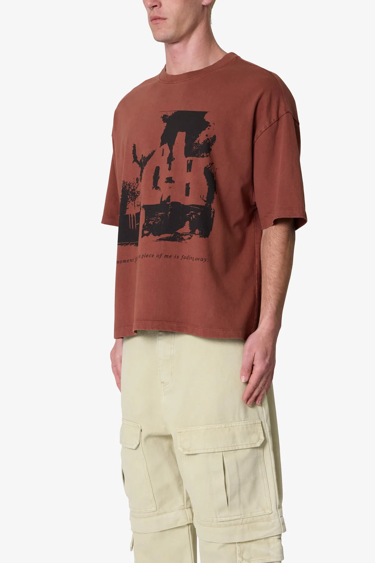 Fading Away Tee - Brick sold by MNML product image thumbnail 3