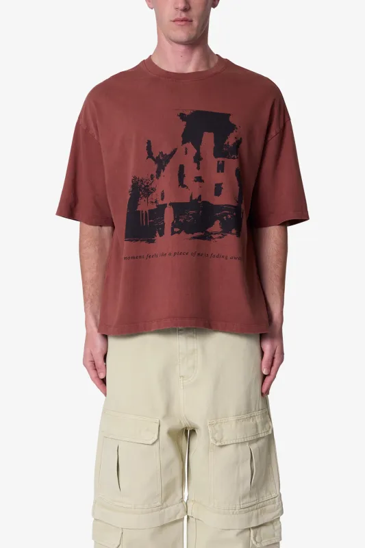 Fading Away Tee - Brick sold by MNML
