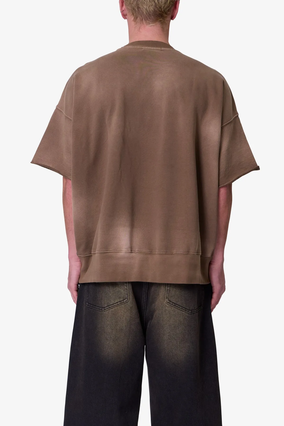 Oversized Crewneck Tee - Tan sold by MNML product image thumbnail 5