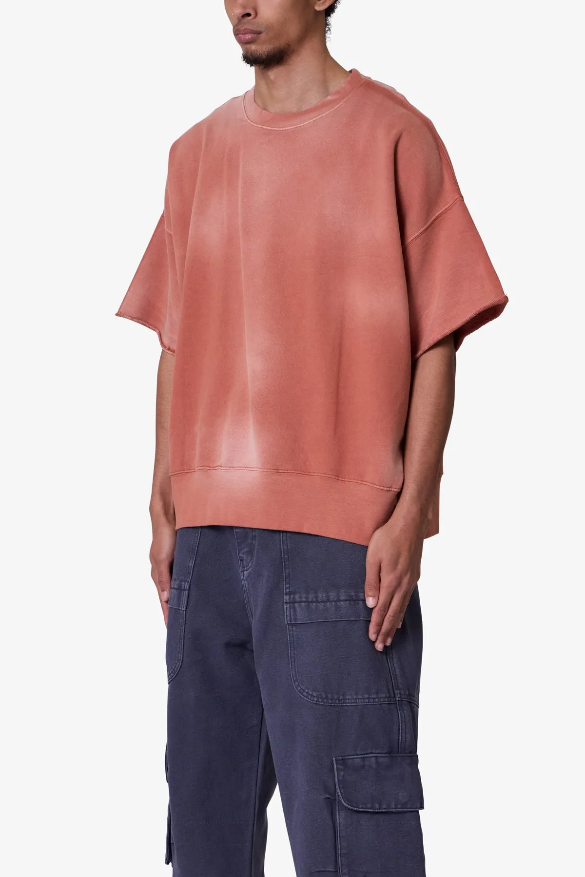 Oversized Crewneck Tee - Rust sold by MNML product image thumbnail 3