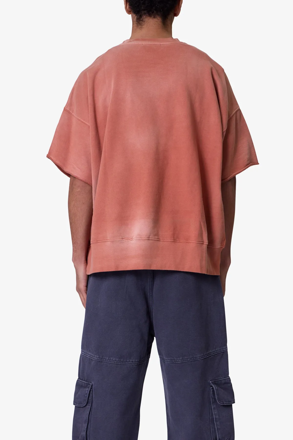 Oversized Crewneck Tee - Rust sold by MNML product image thumbnail 5