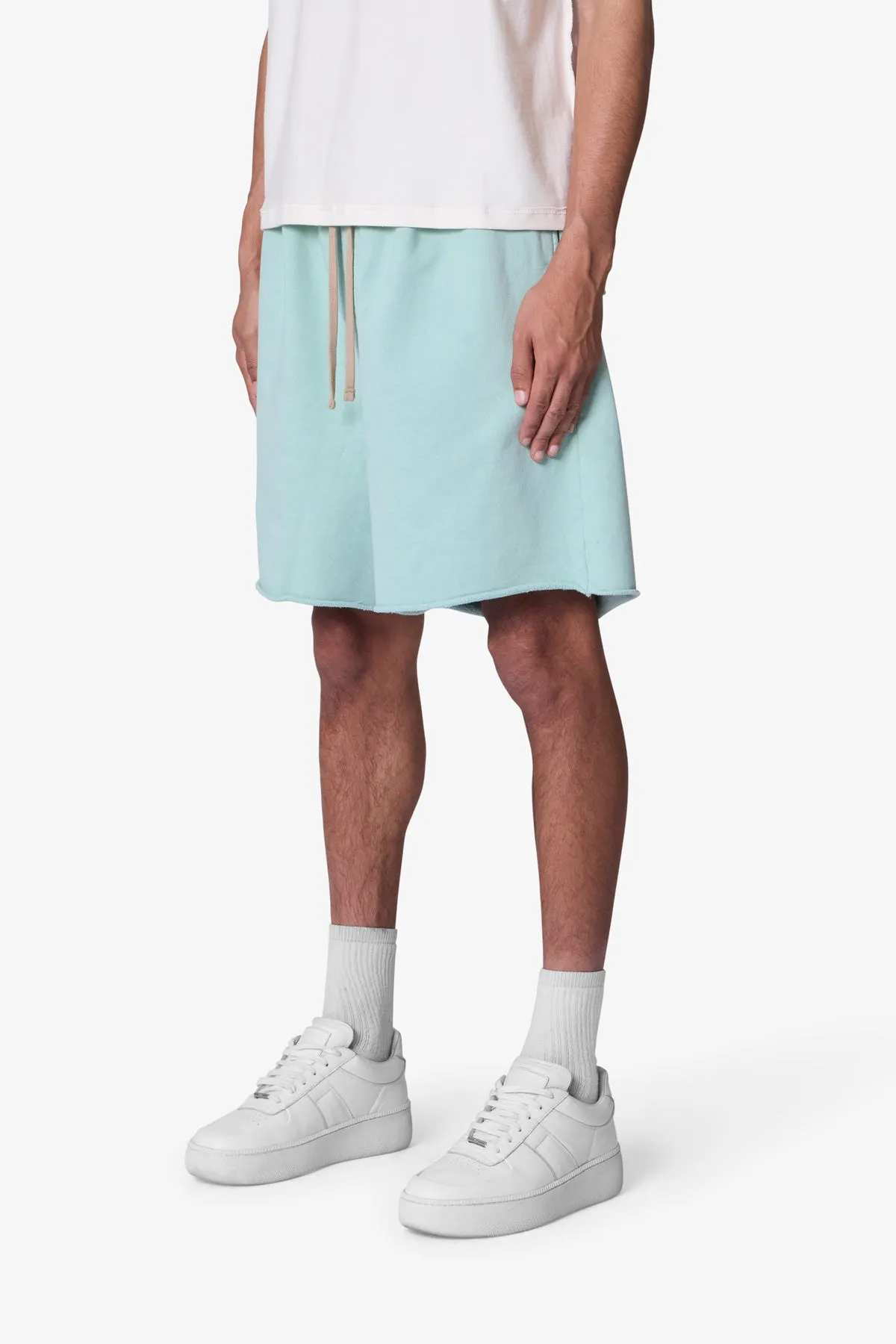 Oversized Sweatshorts - Seafoam sold by MNML product image thumbnail 3