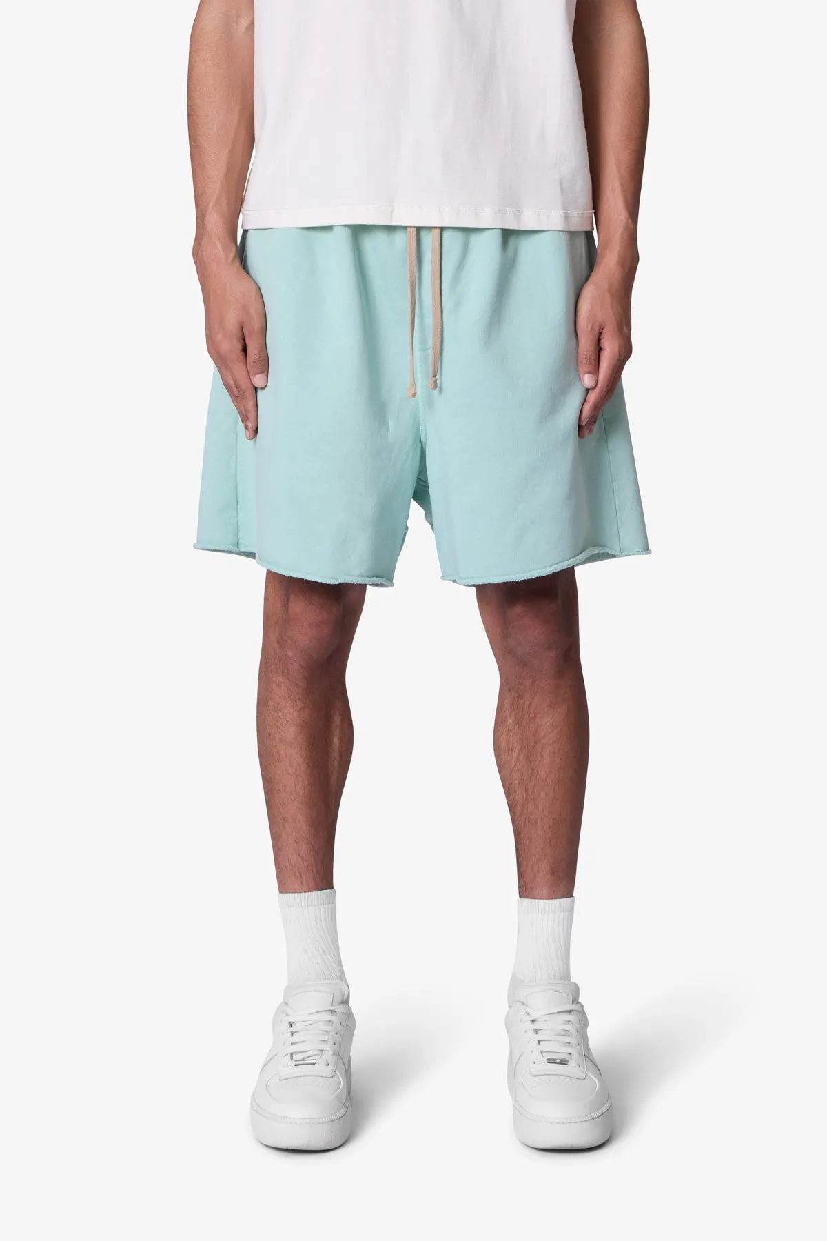 Oversized Sweatshorts - Seafoam sold by MNML product image thumbnail 2