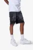 Flame Denim Shorts - Washed Black sold by MNML