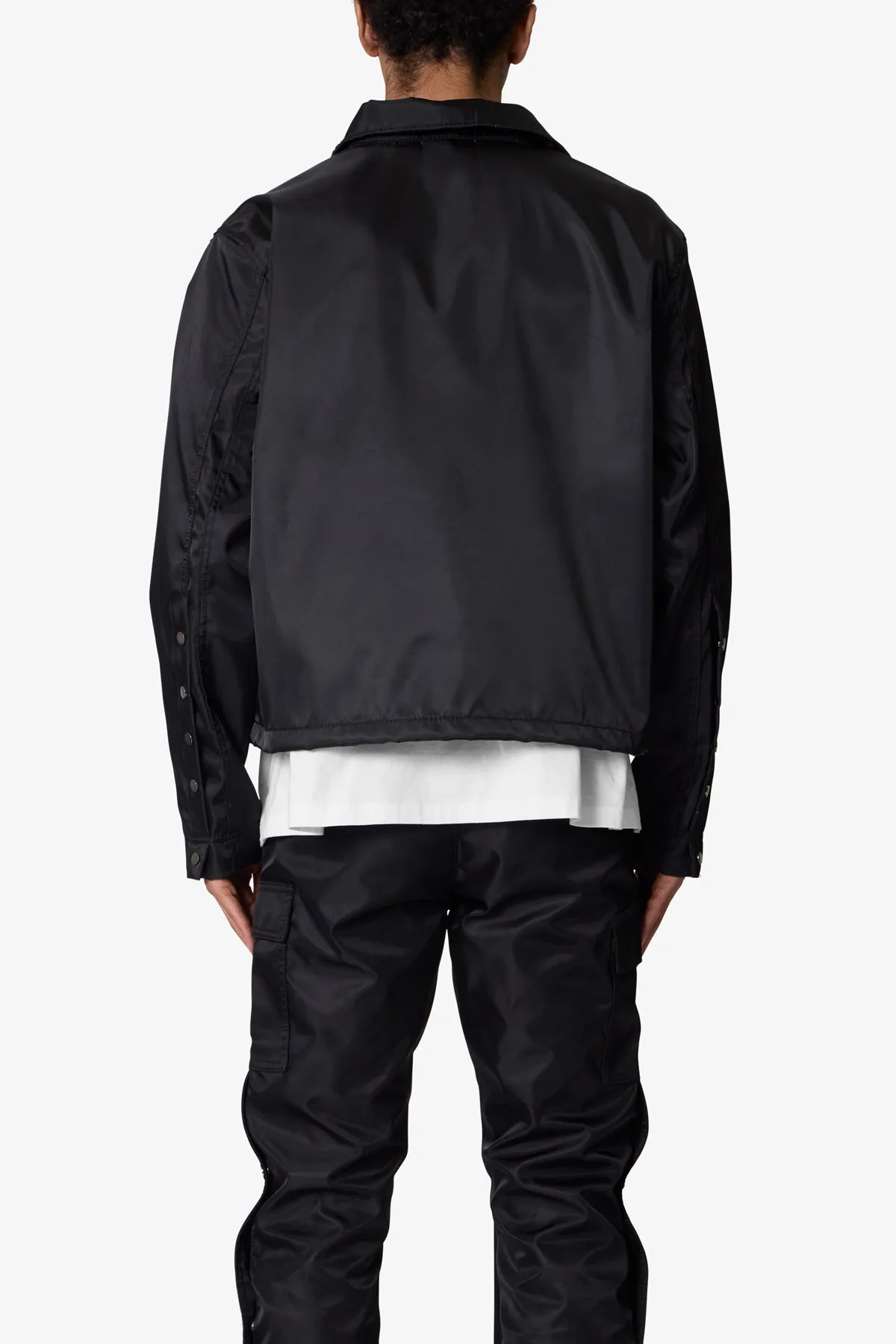 Snap Cargo Work Jacket - Black sold by MNML product image thumbnail 5
